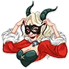 🕶 Эмодзи «lady krampus» для Telegram