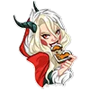❤️ Эмодзи «lady krampus» для Telegram