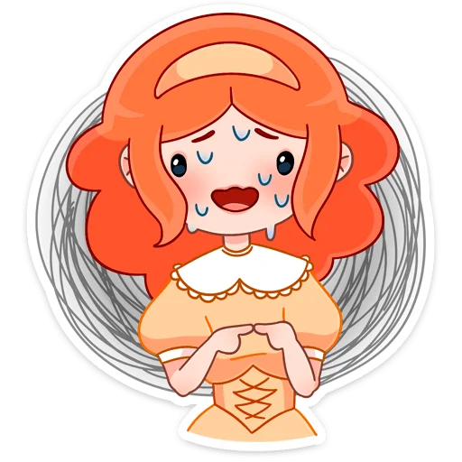 😬 Стикер «Леди Ольга» для Telegram