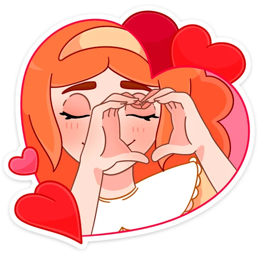 ❤️ Стикер «Леди Ольга» для Telegram