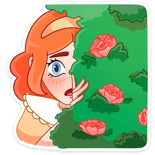 👀 Стикер «Леди Ольга» для Telegram