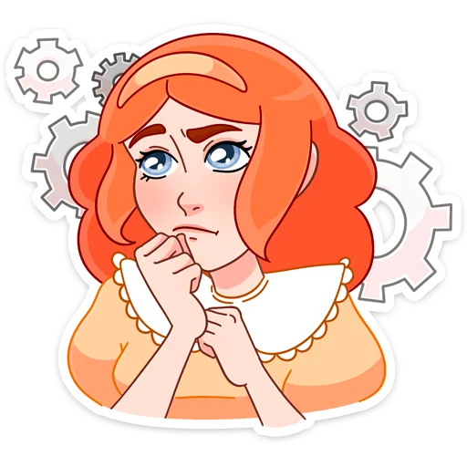 🤔 Стикер «Леди Ольга» для Telegram