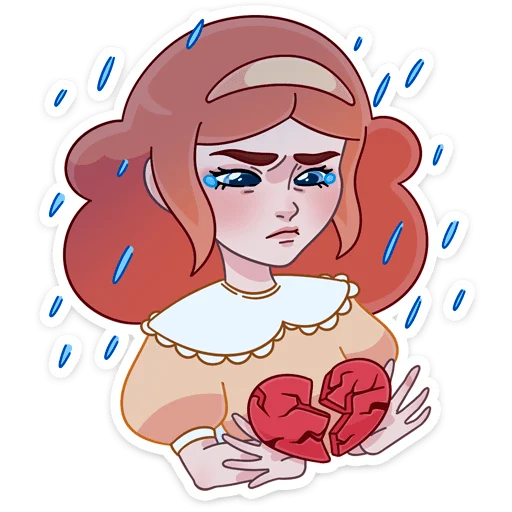 💔 Стикер «Леди Ольга» для Telegram