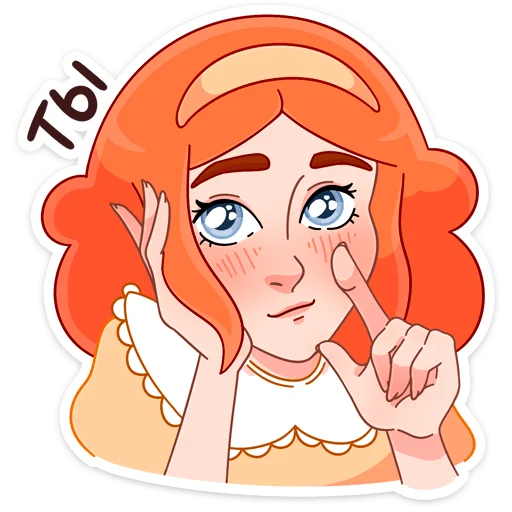 ☺️ Стикер «Леди Ольга» для Telegram