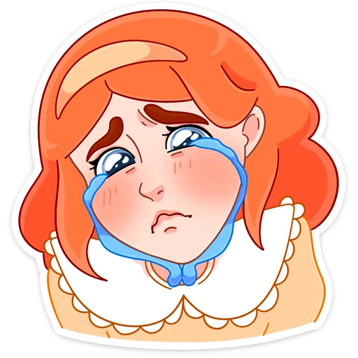 😭 Стикер «Леди Ольга» для Telegram