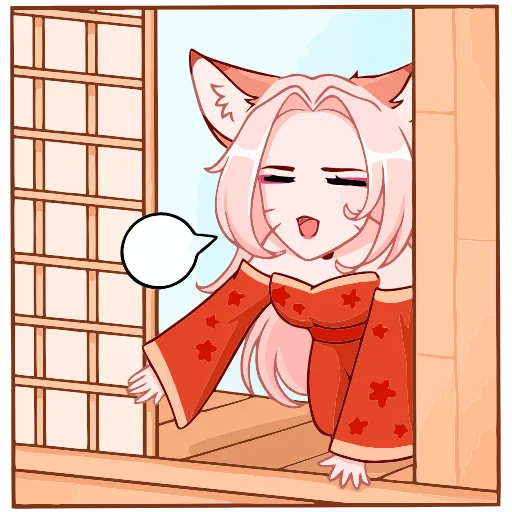 ☺️ Эмодзи «Кицунэ Аи» для Telegram