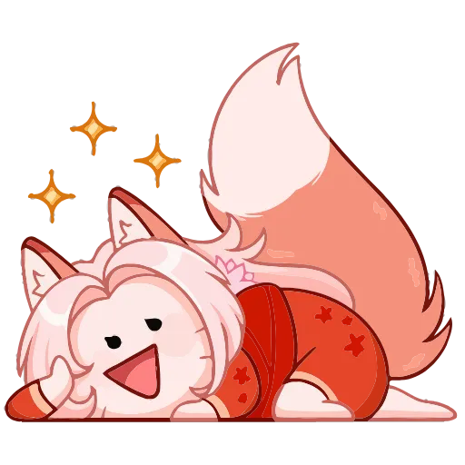 😄 Эмодзи «Кицунэ Аи» для Telegram