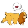💔 Эмодзи «Lady and the Tramp» для Telegram