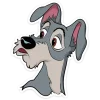 🤔 Эмодзи «Lady and the Tramp» для Telegram