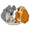 🍜 Эмодзи «Lady and the Tramp» для Telegram