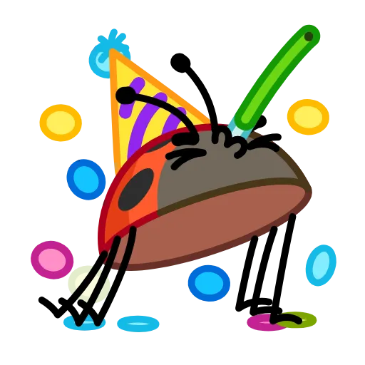 🥳 Стикер «Ladyboo» для Telegram