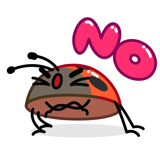 🙅‍♂️ Стикер «Ladyboo» для Telegram
