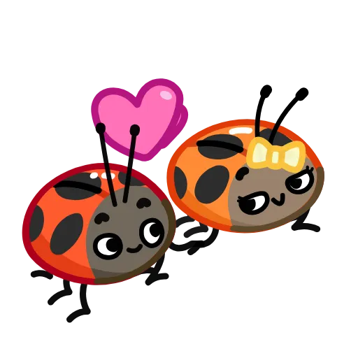 👩‍❤️‍👨 Стикер «Ladyboo» для Telegram