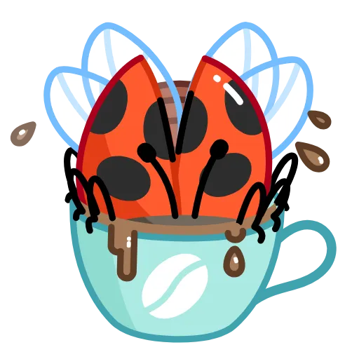 ☕️ Стикер «Ladyboo» для Telegram