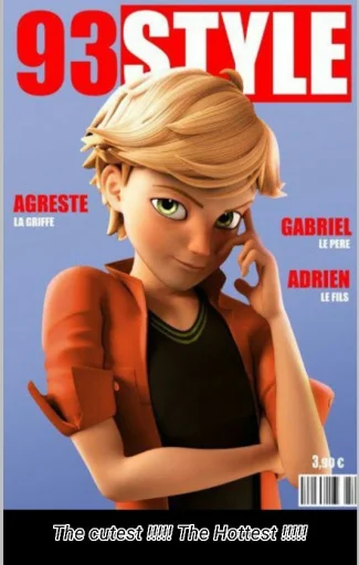 🔥 Стикер «Marinette and Adrien created» для Telegram