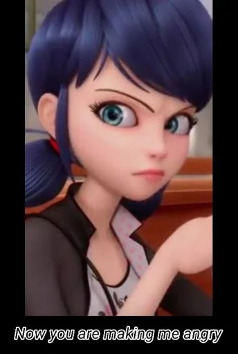 😠 Стикер «Marinette and Adrien created» для Telegram