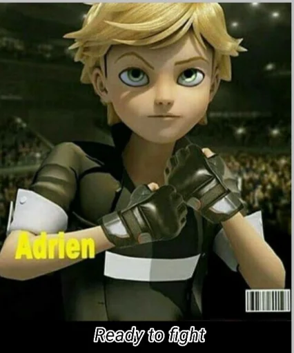 👊 Стикер «Marinette and Adrien created» для Telegram