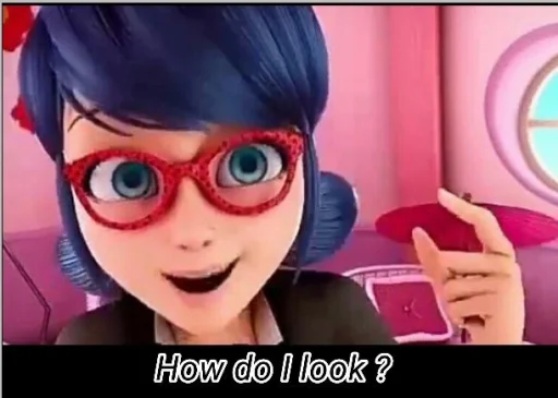 😉 Стикер «Marinette and Adrien created» для Telegram