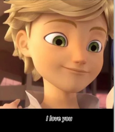 ❤️ Стикер «Marinette and Adrien created» для Telegram