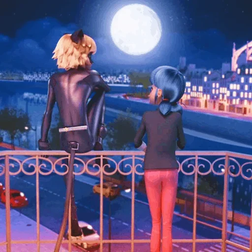 ❤️ Стикер «Marinette and Adrien created» для Telegram