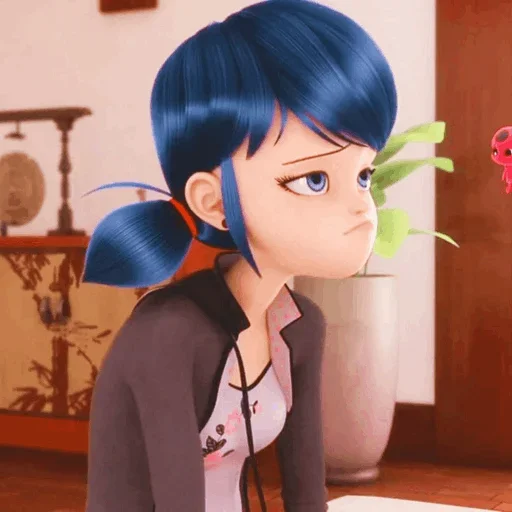😕 Стикер «Marinette and Adrien created» для Telegram
