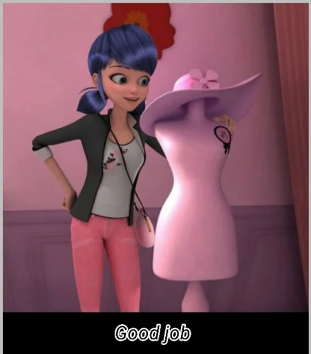 👍 Стикер «Marinette and Adrien created» для Telegram