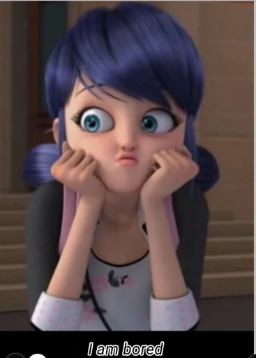 🥱 Стикер «Marinette and Adrien created» для Telegram