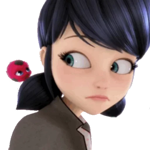 ❔ Стикер «Marinette and Adrien created» для Telegram