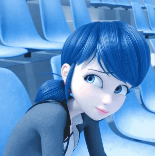 🥺 Стикер «Marinette and Adrien created» для Telegram
