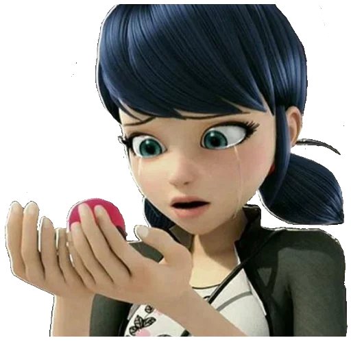 😰 Стикер «Marinette and Adrien created» для Telegram
