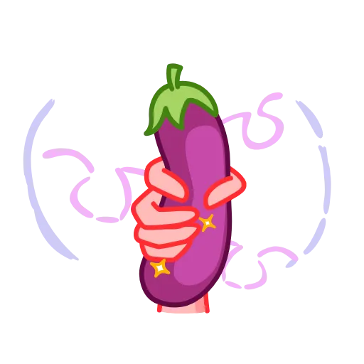 🍆 Стикер «Lady Cat» для Telegram