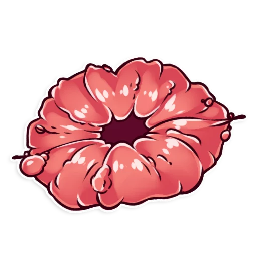 💋 Стикер «Lady Deadpool» для Telegram