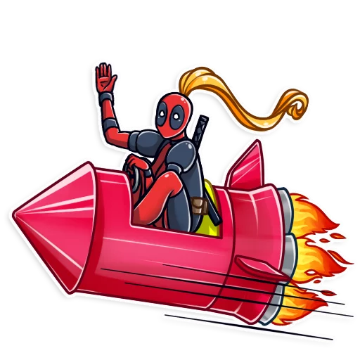 👋 Стикер «Lady Deadpool» для Telegram