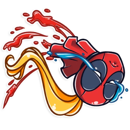 😢 Стикер «Lady Deadpool» для Telegram