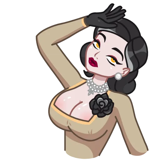 🙄 Стикер «Lady Dimitrescu» для Telegram