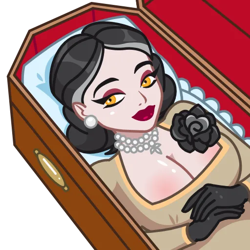 🥱 Стикер «Lady Dimitrescu» для Telegram