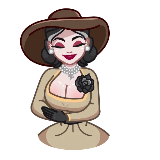 🤗 Стикер «Lady Dimitrescu» для Telegram