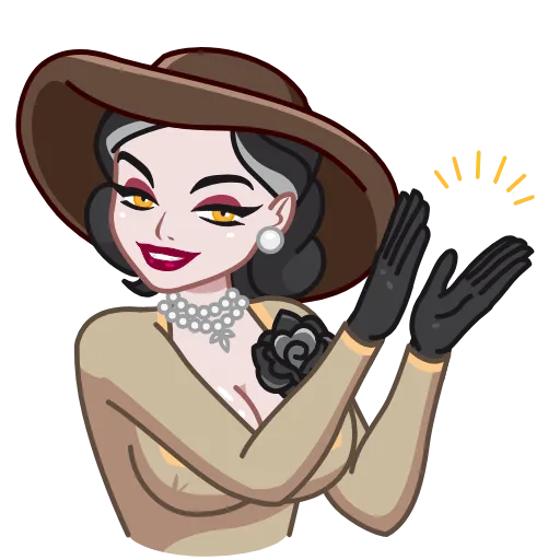 👏 Стикер «Lady Dimitrescu» для Telegram