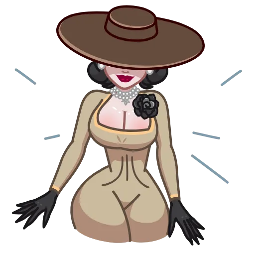 🚶‍♀️ Стикер «Lady Dimitrescu» для Telegram