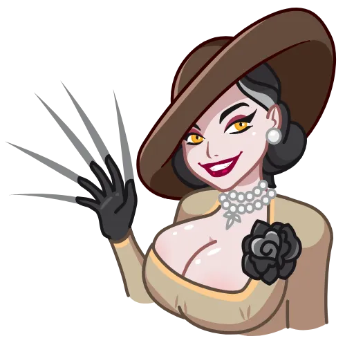👋 Стикер «Lady Dimitrescu» для Telegram