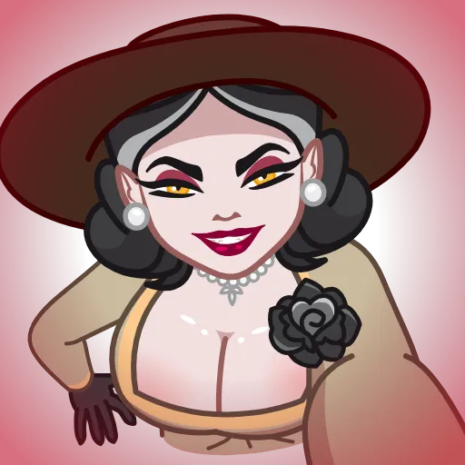 😈 Стикер «Lady Dimitrescu» для Telegram