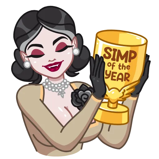😌 Стикер «Lady Dimitrescu» для Telegram
