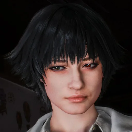 😔 Стикер «Lady Devil May Cry» для Telegram