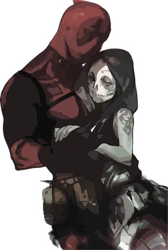 👻 Стикер «deadpoolftlady» для Telegram