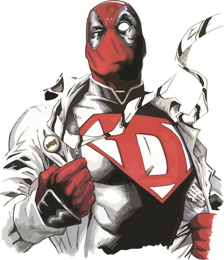😈 Стикер «deadpoolftlady» для Telegram