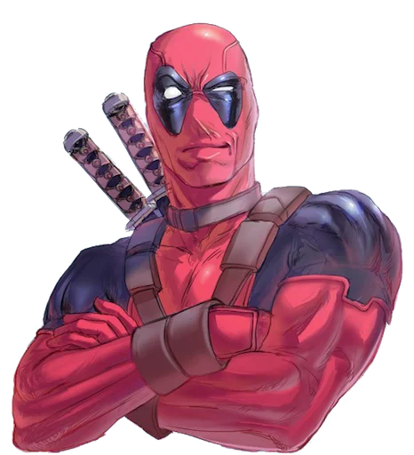😏 Стикер «deadpoolftlady» для Telegram