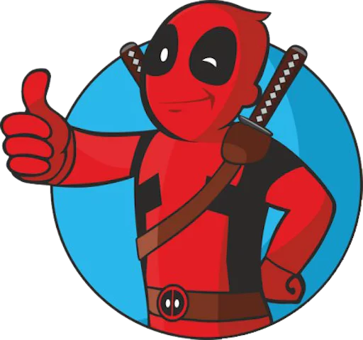 👍 Стикер «deadpoolftlady» для Telegram
