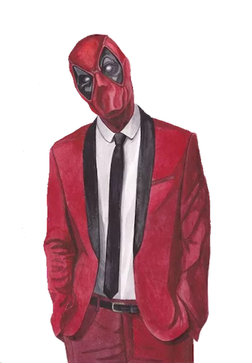 😈 Стикер «deadpoolftlady» для Telegram