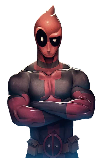 😳 Стикер «deadpoolftlady» для Telegram