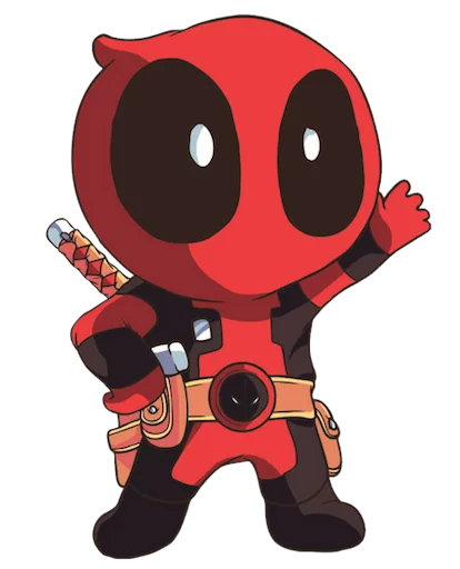 👻 Стикер «deadpoolftlady» для Telegram